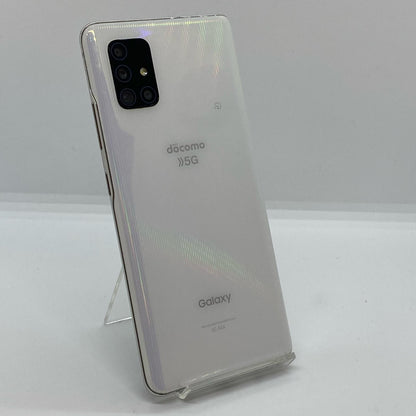 【全額返金保証】【最速発送】SAMSUNG Galaxy A51 128GB Prism Bricks White docomo SC-54A 白ロム 動作確認済