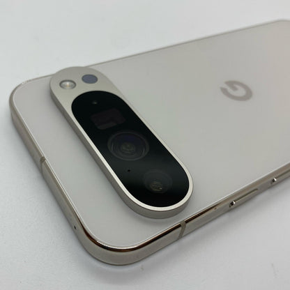 【全額返金保証】【最速発送】Google Pixel Pro XL 128GB Porcelain Softbank SIMフリー Pixel 9 Pro XL 美品 動作確認済