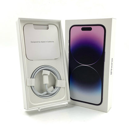 【全額返金保証】【最速発送】Apple iPhone iPhone 14 Pro 256GB ディープパープル SIMフリー 白ロム 動作確認済 99%