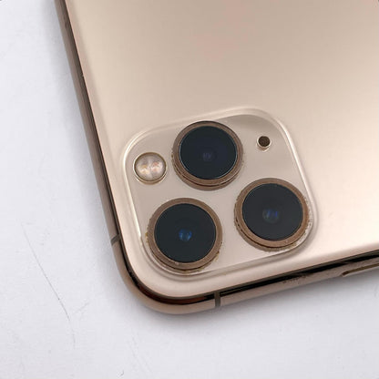 【全額返金保証】【最速発送】Apple iPhone iPhone 11 Pro Max 256GB ゴールド docomo 白ロム 動作確認済 77%