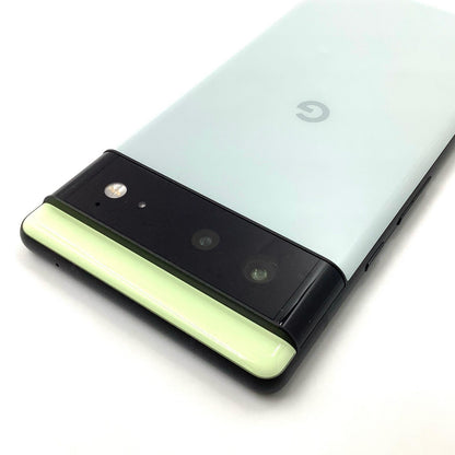 【全額返金保証】【最速発送】Google Pixel 6 128GB Sorta Seafoam SIMフリー GR1YH 白ロム 動作確認済
