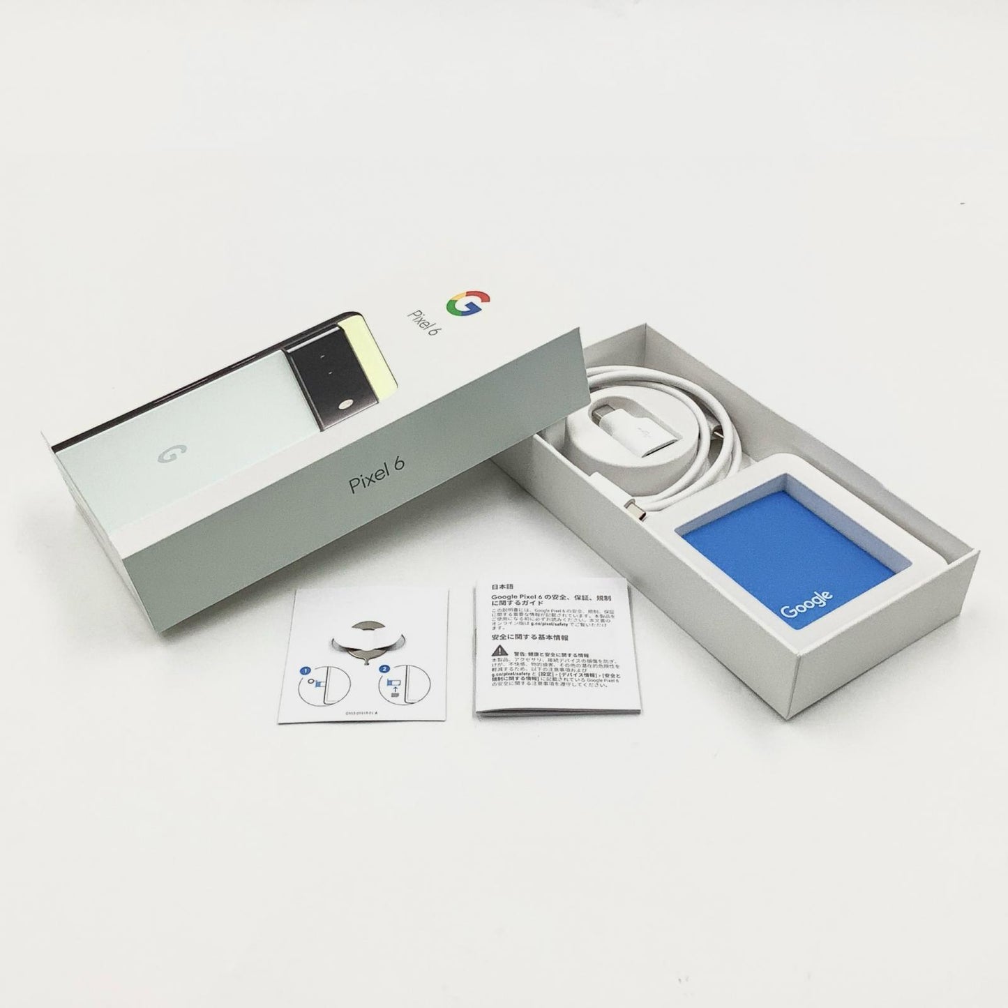 【全額返金保証】【最速発送】Google Pixel 6 128GB Sorta Seafoam SIMフリー GR1YH 白ロム 動作確認済