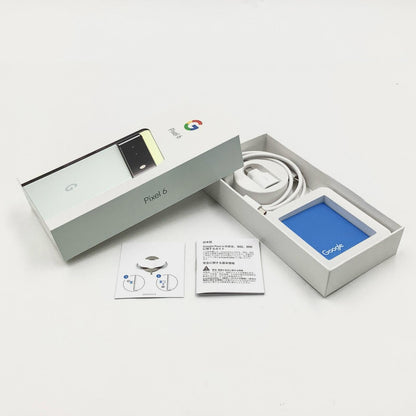 【全額返金保証】【最速発送】Google Pixel 6 128GB Sorta Seafoam SIMフリー GR1YH 白ロム 動作確認済