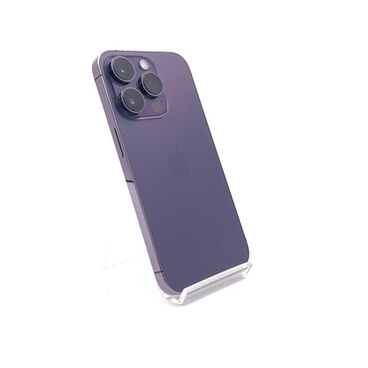 【最速発送】Apple iPhone iPhone Pro 14 128GB ディープパープル au 白ロム【難有】 79%