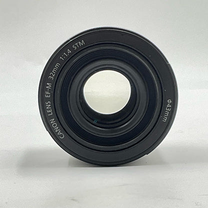 【全額返金保証】【最速発送】Canon EF-M32mm F1.4 STM 超美品 動作確認済