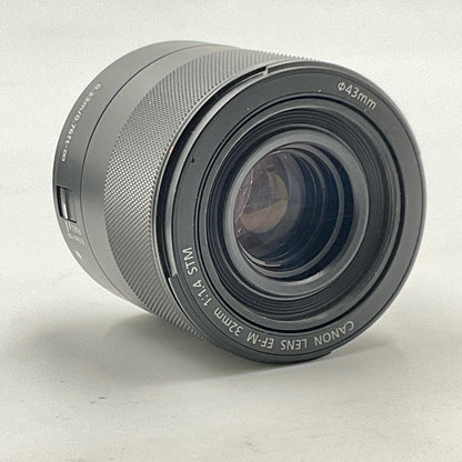 【全額返金保証】【最速発送】Canon EF-M32mm F1.4 STM 超美品 動作確認済