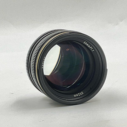 【全額返金保証】【最速発送】KAMLAN 50mm F1.1 キヤノンEF-M用 美品 動作確認済