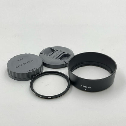 【全額返金保証】【最速発送】KAMLAN 50mm F1.1 キヤノンEF-M用 美品 動作確認済