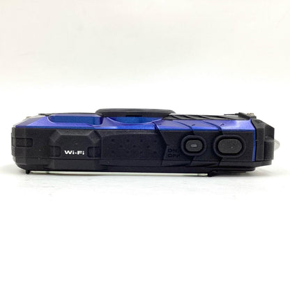 【全額返金保証】【最速発送】RICOH コンパクトデジタルカメラ RICOH WG-40W [ブルー] 超美品 動作確認済