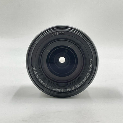 【全額返金保証】【最速発送】Canon EF-M18-55mm F3.5-5.6 IS STM 超美品 動作確認済