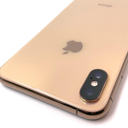 【全額返金保証】【最速発送】Apple iPhone iPhone XS Max 512GB ゴールド au 白ロム 美品 動作確認済 92%