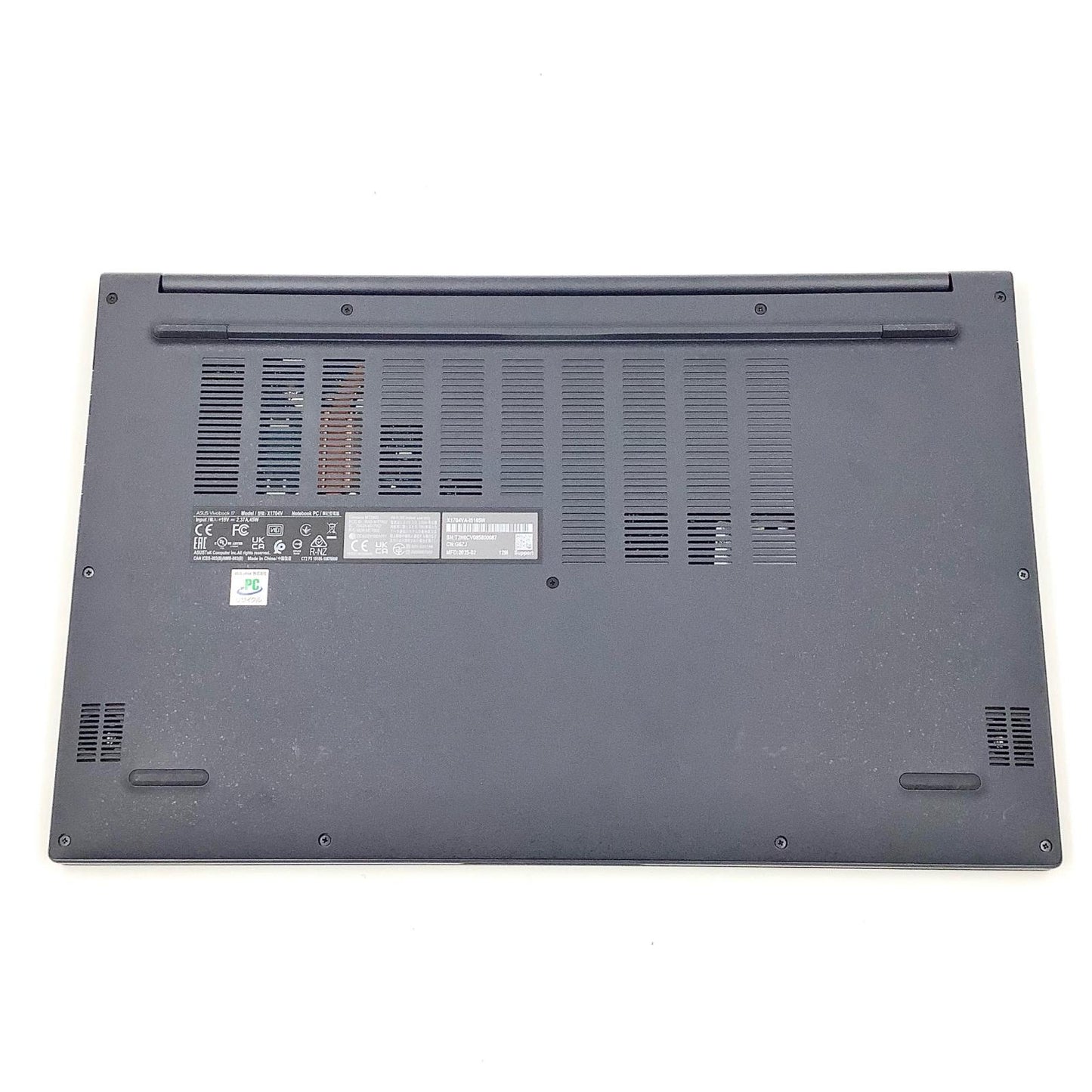 【全額返金保証】【最速発送】ASUS Vivobook X1704V Intel Core i5-1334U 16GB M.2 SSD 512GB 100% 超美品 動作確認済