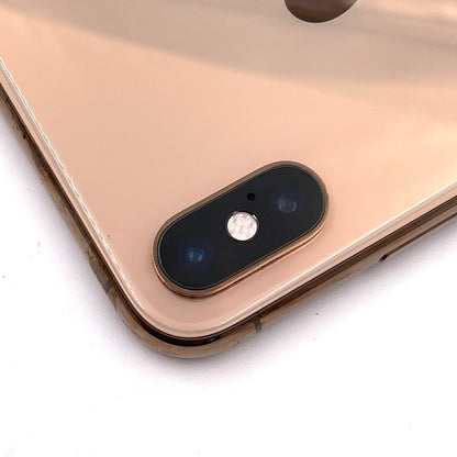 【最速発送】Apple iPhone iPhone XS Max 64GB ゴールド au 白ロム【難有】 80%