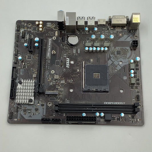 【全額返金保証】【最速発送】MSI マザーボード B450M-A PRO MAX 動作確認済