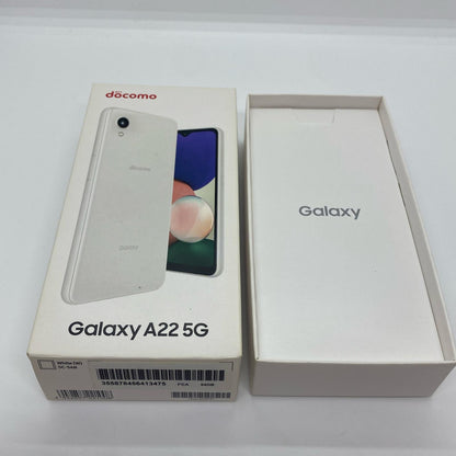 【最速発送】SAMSUNG Galaxy A22 5G 64GB White docomo SC-56B 白ロム【難有】