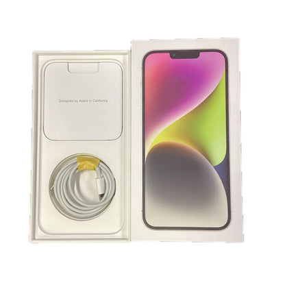 【全額返金保証】【最速発送】Apple iPhone iPhone 14 Plus 128GB スターライト SIMフリー 白ロム 動作確認済 81%