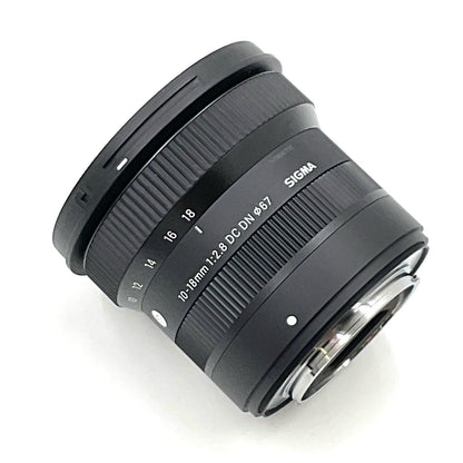 【全額返金保証】【最速発送】SIGMA 10-18mm F2.8 DC DN [フジフイルム用] 美品 動作確認済