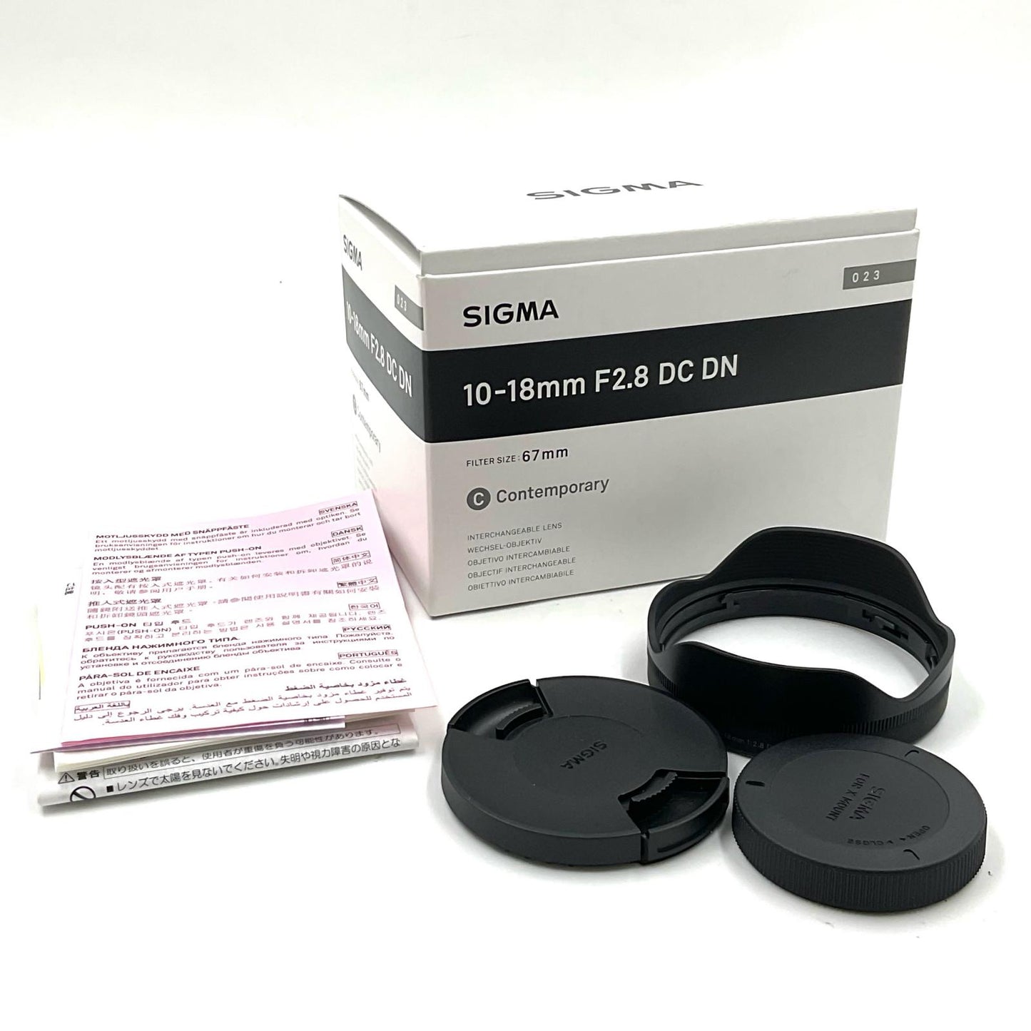【全額返金保証】【最速発送】SIGMA 10-18mm F2.8 DC DN [フジフイルム用] 美品 動作確認済