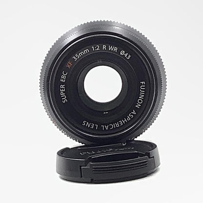 【全額返金保証】【最速発送】FUJIFILM フジノンレンズ XF35mmF2 R WR [ブラック] 超美品 動作確認済