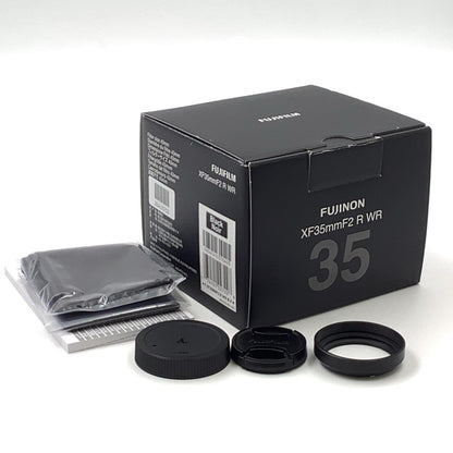 【全額返金保証】【最速発送】FUJIFILM フジノンレンズ XF35mmF2 R WR [ブラック] 超美品 動作確認済