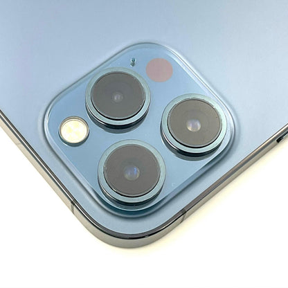 【全額返金保証】【最速発送】Apple iPhone iPhone 12 Pro Max 256GB パシフィックブルー Softbank SIMフリー 白ロム 動作確認済 81%