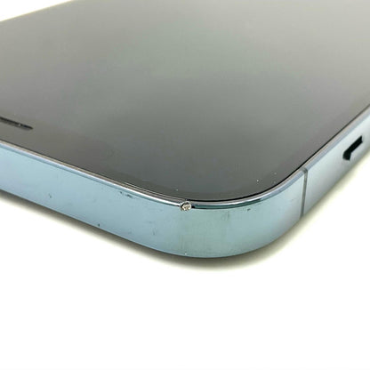【全額返金保証】【最速発送】Apple iPhone iPhone 12 Pro Max 256GB パシフィックブルー Softbank SIMフリー 白ロム 動作確認済 81%