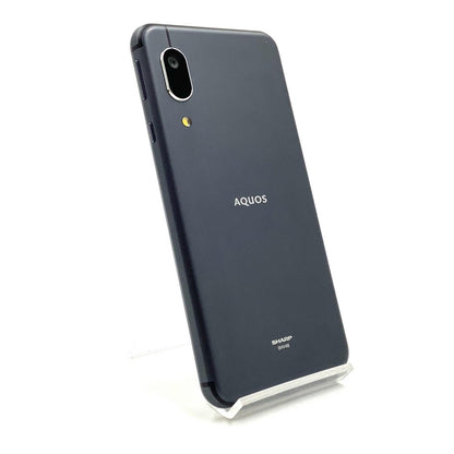 【全額返金保証】【最速発送】SHARP AQUOS sense3 basic 32GB ブラック au SHV48 白ロム 美品 動作確認済