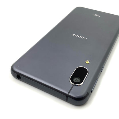 【全額返金保証】【最速発送】SHARP AQUOS sense3 basic 32GB ブラック au SHV48 白ロム 美品 動作確認済