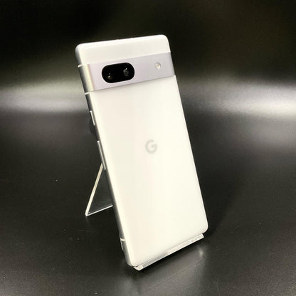 【全額返金保証】【最速発送】Google Pixel 7a 128GB Snow SIMフリー G82U8 白ロム 美品 動作確認済