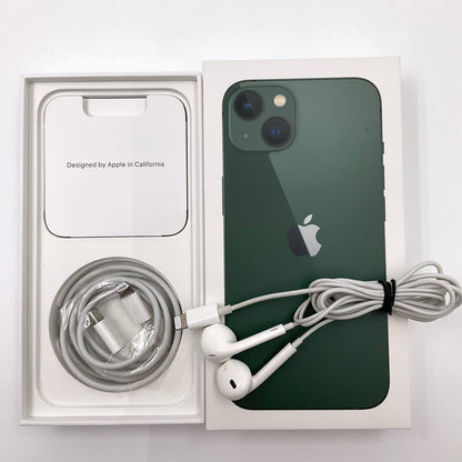 【全額返金保証】【最速発送】Apple iPhone iPhone 13 128GB グリーン SIMフリー 白ロム 動作確認済 89%
