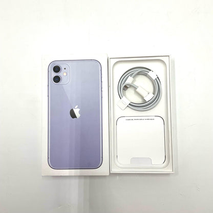 【全額返金保証】【最速発送】Apple iPhone iPhone 11 64GB パープル SIMフリー 白ロム 動作確認済 76%