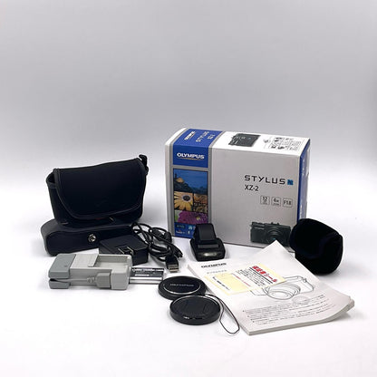 【全額返金保証】【最速発送】OLYMPUS コンパクトデジタルカメラ STYLUS XZ-2 [ブラック] 美品 動作確認済