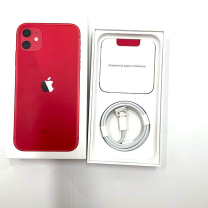 【全額返金保証】【最速発送】Apple iPhone iPhone 11 128GB (PRODUCT)RED SIMフリー 白ロム 動作確認済 84%