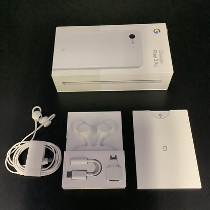 【全額返金保証】【最速発送】Google Pixel 3 XL 128GB クリアリーホワイト docomo G013D 白ロム 美品 動作確認済