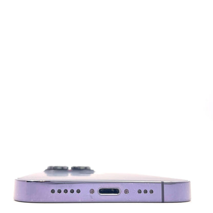 【全額返金保証】【最速発送】Apple iPhone iPhone 14 Pro 512GB ディープパープル Softbank SIMフリー 動作確認済 77%