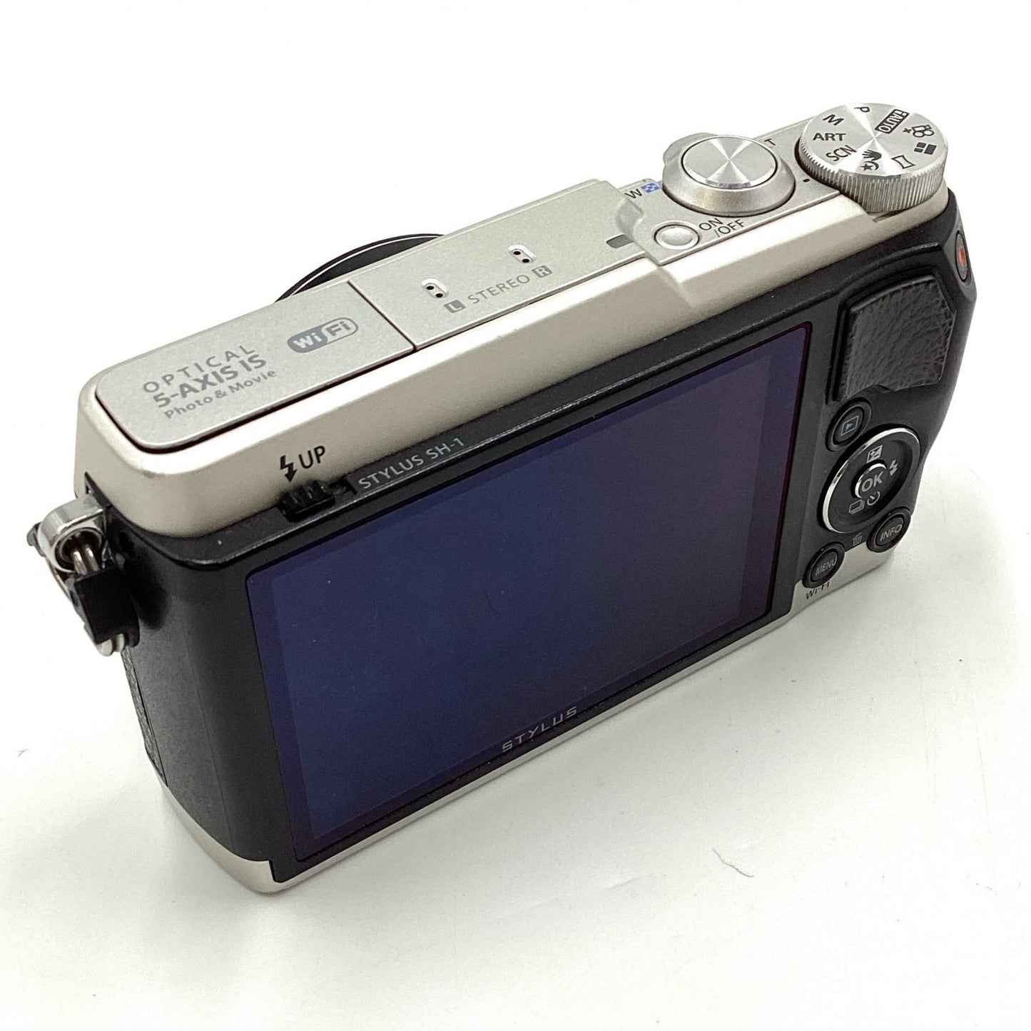 【全額返金保証】【最速発送】OLYMPUS コンパクトデジタルカメラ OLYMPUS STYLUS SH-1 [シルバー] 動作確認済