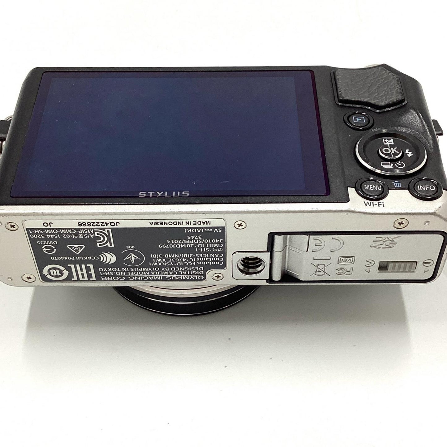 【全額返金保証】【最速発送】OLYMPUS コンパクトデジタルカメラ OLYMPUS STYLUS SH-1 [シルバー] 動作確認済