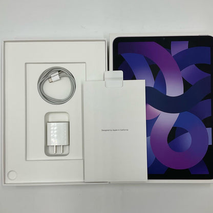 【全額返金保証】【最速発送】Apple iPad Air 10.9インチ 第5世代 64GB パープル Wi-Fi 美品 動作確認済