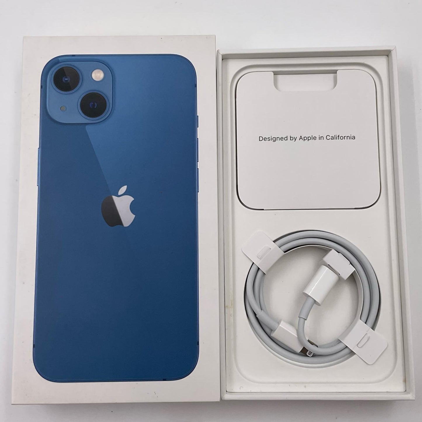【全額返金保証】【最速発送】Apple iPhone iPhone 13 128GB ブルー Softbank SIMフリー 白ロム 動作確認済 79%