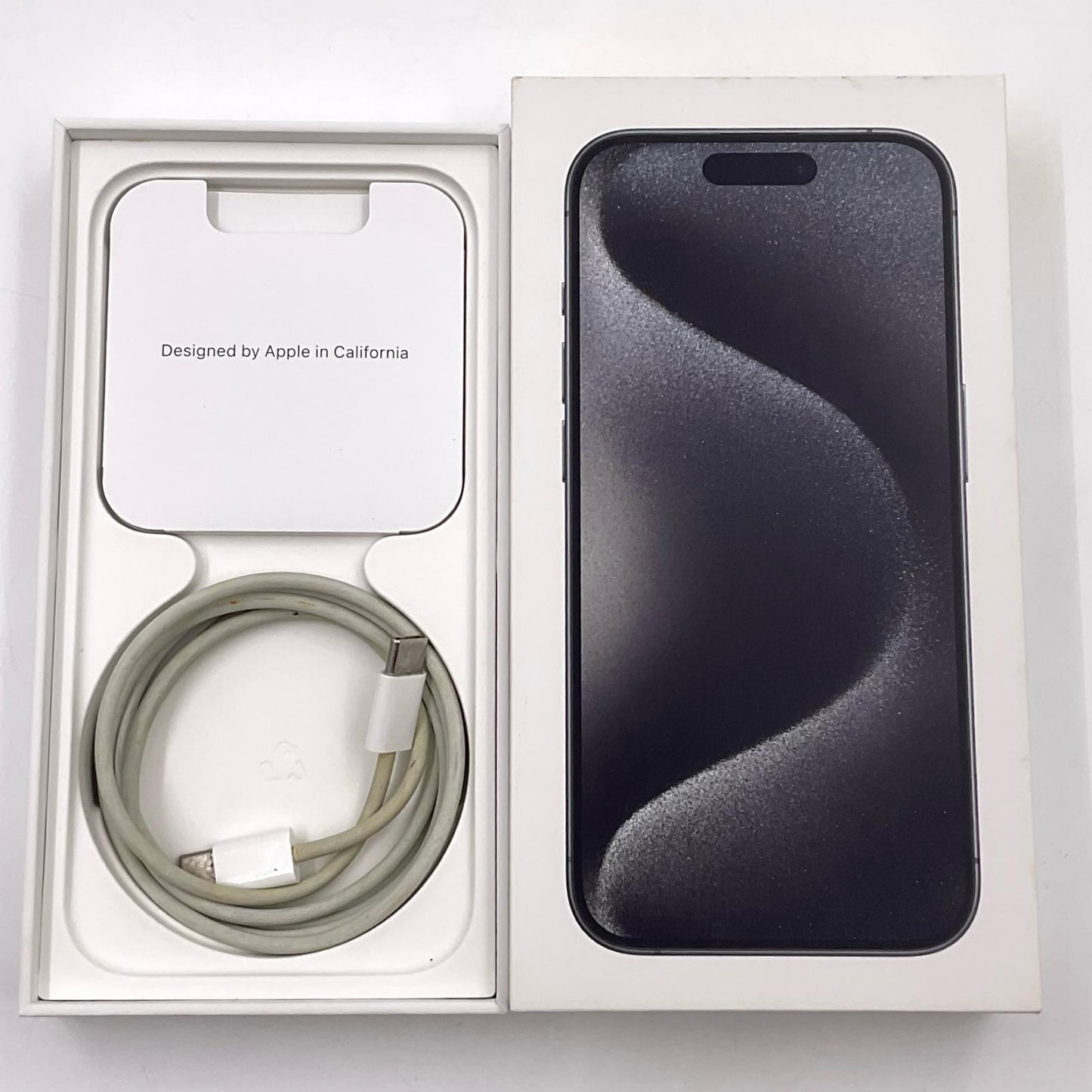 【全額返金保証】【最速発送】Apple iPhone iPhone 15 Pro 128GB ブラックチタニウム SIMフリー 白ロム 動作確認済 88%