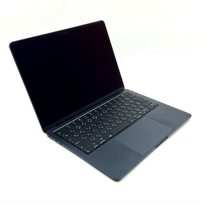 【全額返金保証】【最速発送】Apple MacBook Air 13インチ 2022 Apple M2 8GB SSD 256GB ミッドナイト 100% 美品 動作確認済