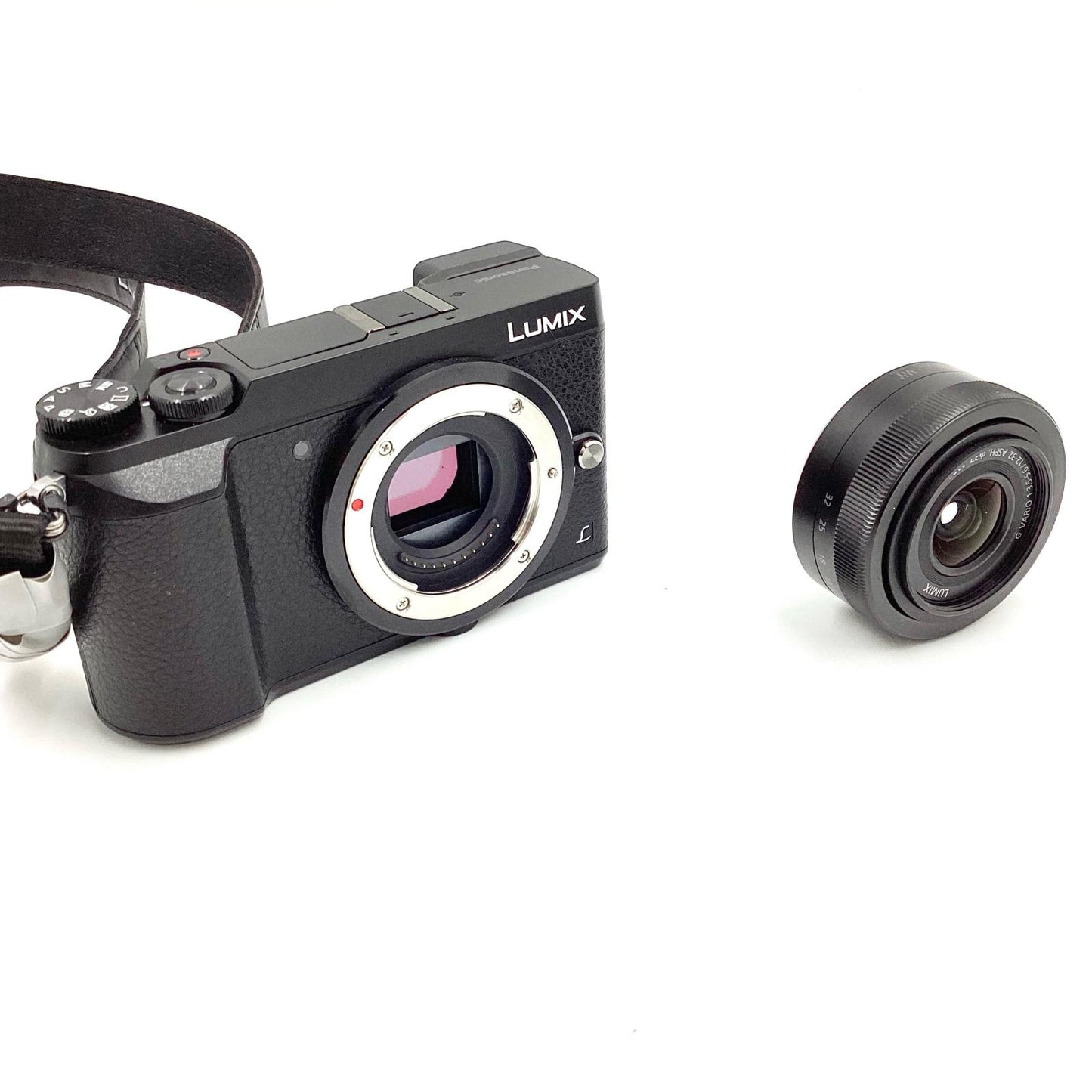 【全額返金保証】【最速発送】Panasonic デジタル一眼 LUMIX DMC-GX7MK2K-K 標準ズームレンズキット [ブラック] ブラック 美品 動作確認済