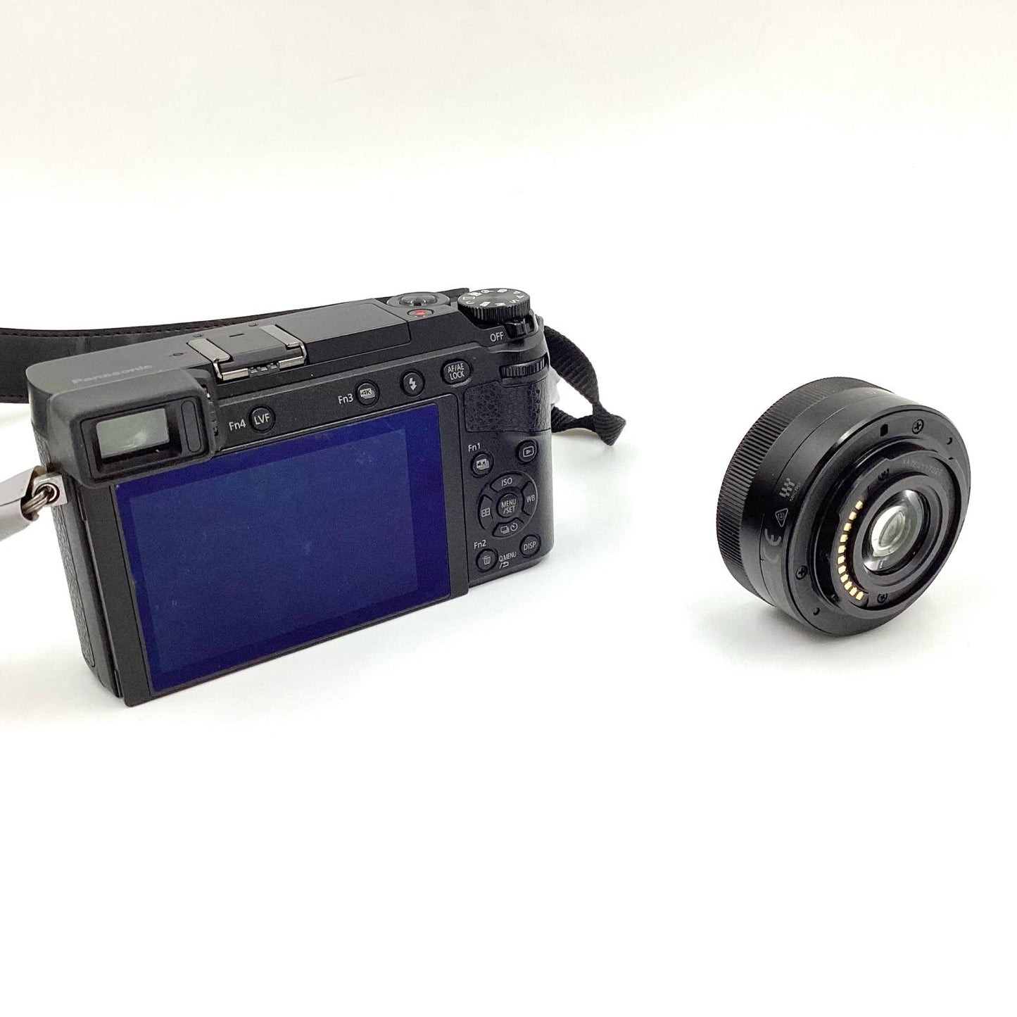 【全額返金保証】【最速発送】Panasonic デジタル一眼 LUMIX DMC-GX7MK2K-K 標準ズームレンズキット [ブラック] ブラック 美品 動作確認済