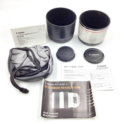【全額返金保証】【最速発送】Canon EF70-300mm F4-5.6L IS USM 美品 動作確認済