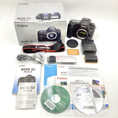 【全額返金保証】【最速発送】Canon デジタル一眼 EOS 5D Mark III ボディ ブラック 動作確認済