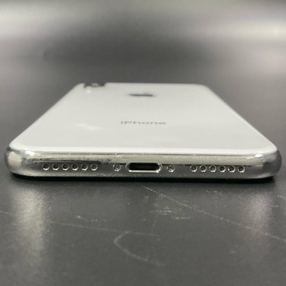 【全額返金保証】【最速発送】Apple iPhone iPhone X 256GB シルバー docomo 白ロム 動作確認済 86%