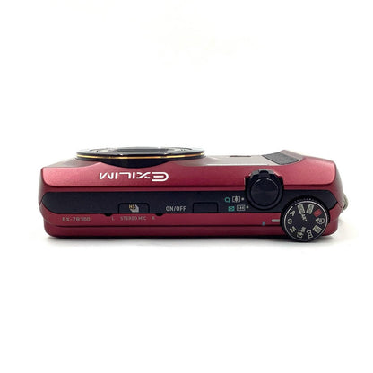 【全額返金保証】【最速発送】CASIO コンパクトデジタルカメラ HIGH SPEED EXILIM EX-ZR300 [レッド] 動作確認済