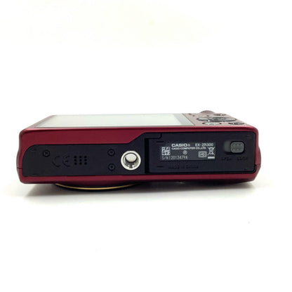【全額返金保証】【最速発送】CASIO コンパクトデジタルカメラ HIGH SPEED EXILIM EX-ZR300 [レッド] 動作確認済