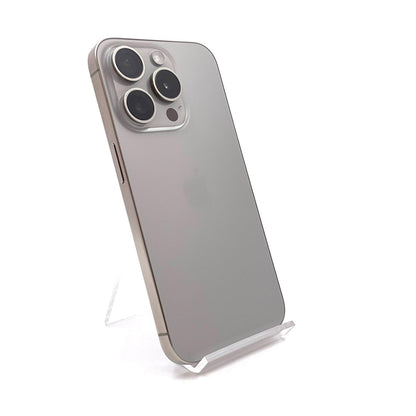 【全額返金保証】【最速発送】Apple iPhone iPhone 15 Pro 256GB ナチュラルチタニウム SIMフリー 白ロム 美品 動作確認済 88%