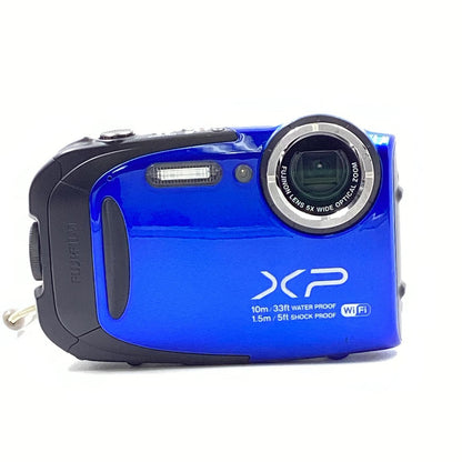 【全額返金保証】【最速発送】FUJIFILM コンパクトデジタルカメラ FinePix XP70 [ブルー] 動作確認済